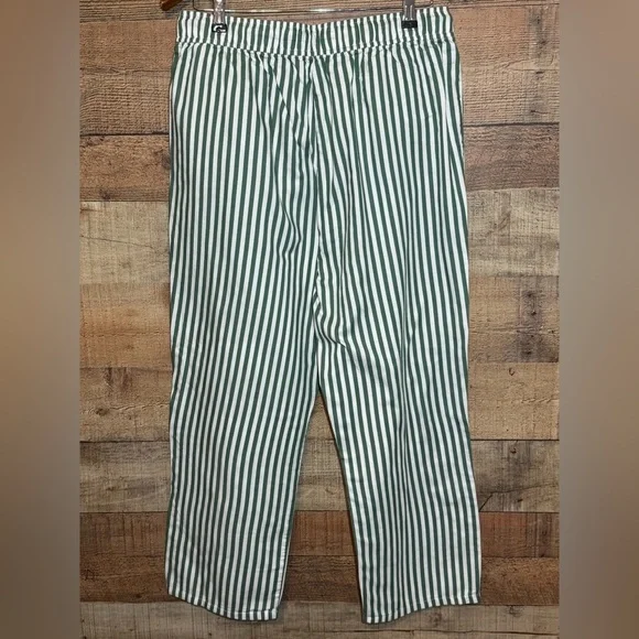 Hill House Cypress Striped Cropped Pajama Pants size Medium Cotton Lightweight - Picture 3 of 6